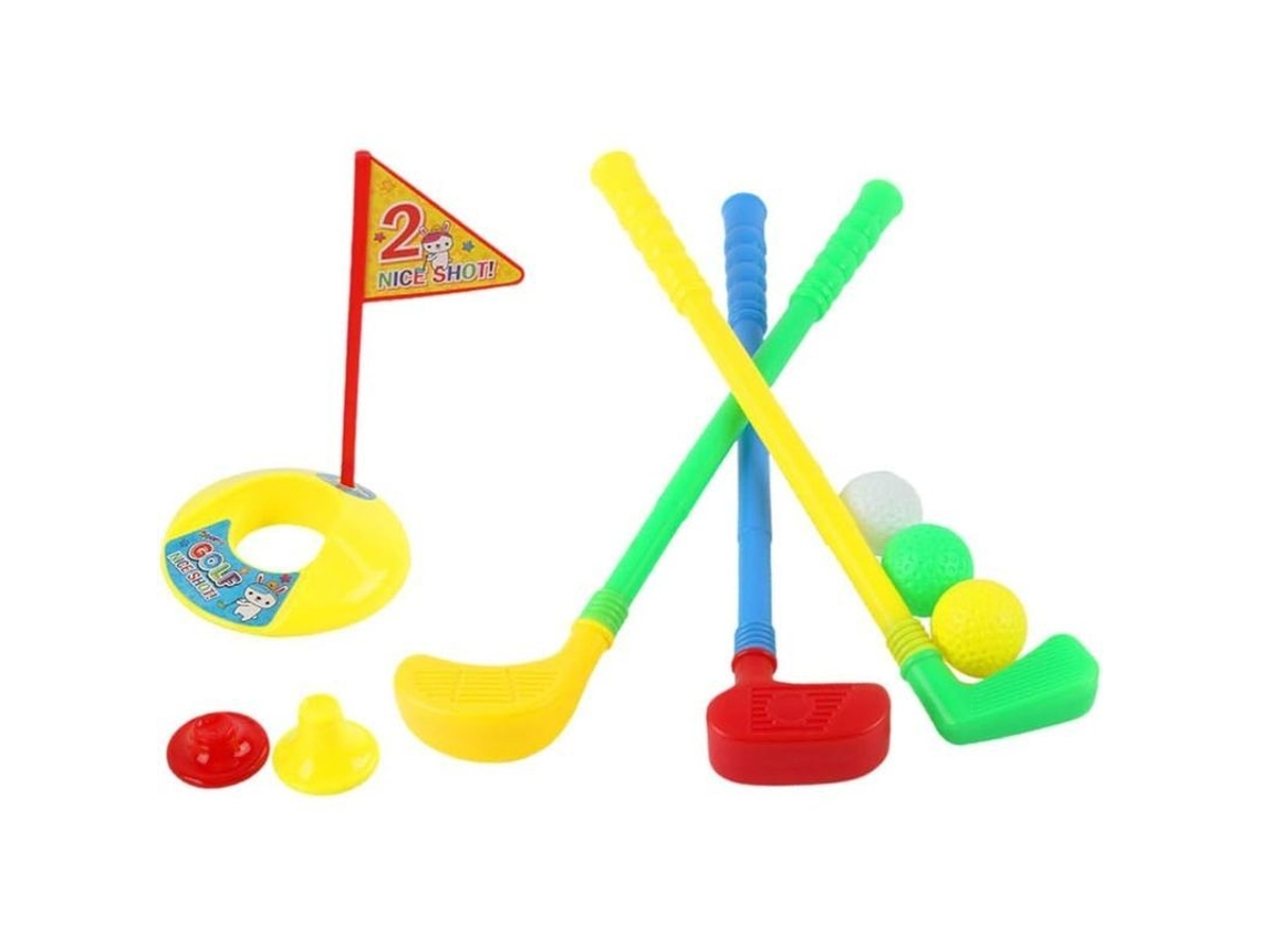 Juego De Golf De Plástico Para Niños, Juego De Jardín, Juguete Deportivo Para Interiores, Regalo - 1 Juego