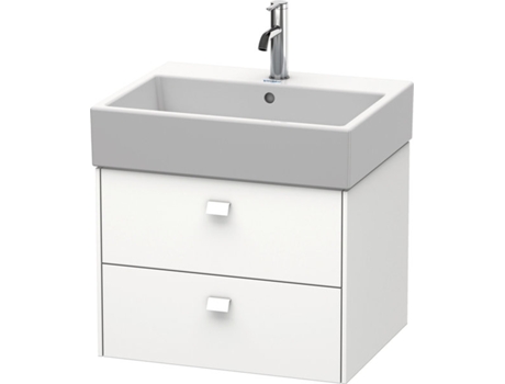 Mueble bajo encimera DURAVIT Brioso 58,4 x 45,9 cm 2 cajones con sifón y delantal para lavabo Vero Air 235060
