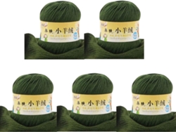 Paquete De 250 G De Hilo Para Tejer Para Bebé, Color Liso, Lana De Cachemira.