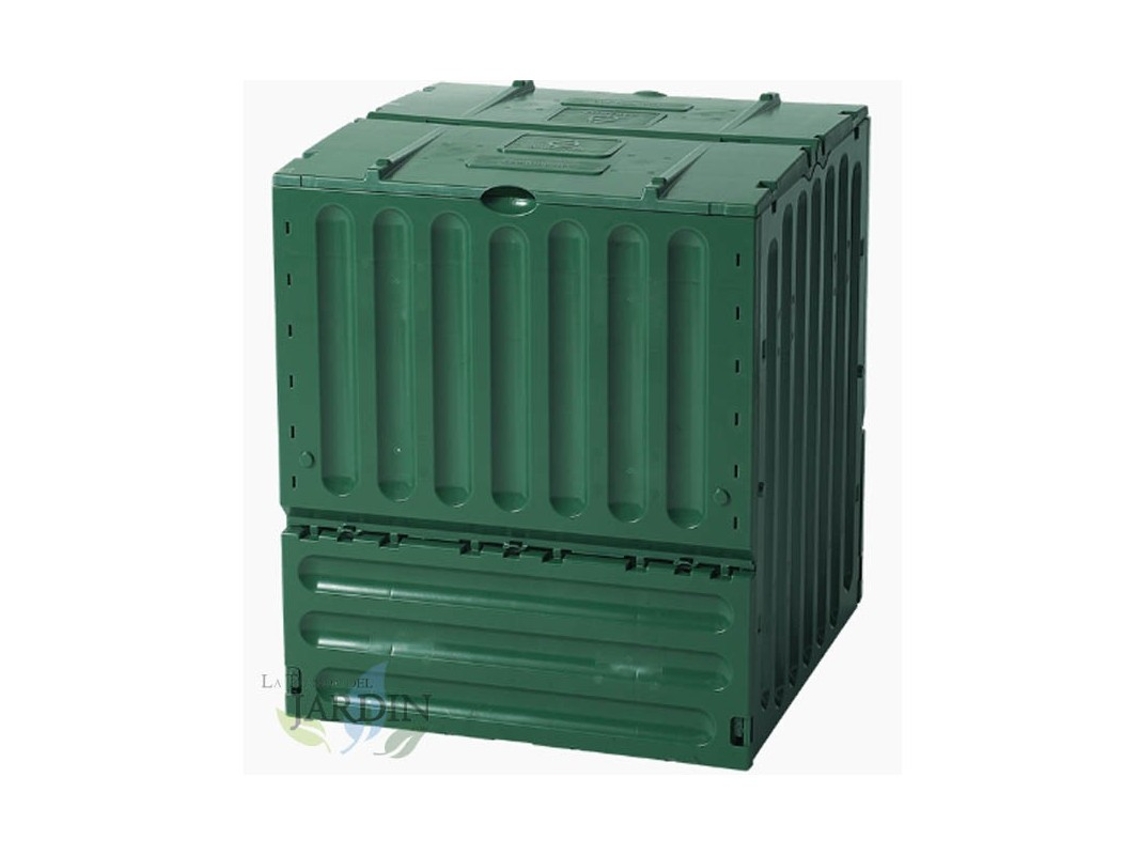 Compostador de Jardin de Polietileno 600 Litros 80X80X95 Cm GRAF