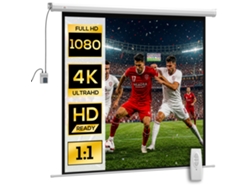 Pantalla De Proyección Eléctrica 85 Pulgadas 4k Hd Pared Techo Mando