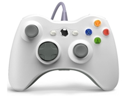 Controlador con cable Turbo Controlador de juego de doble vibración Compatible con Xbox 360/360 Slim y Pc Windows 7,8,10,11 Mientras YIZHOOD