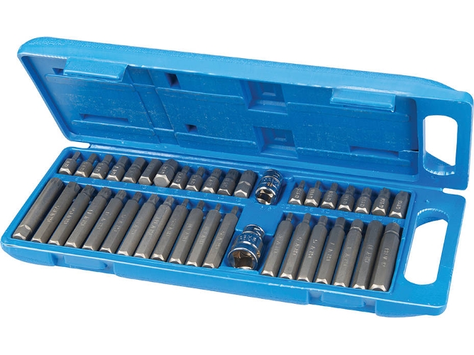 Conjunto de Puntas Hexagonales SILVERLINE 881641 - 40 piezas