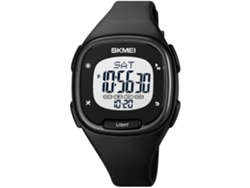 Reloj Digital Cuadrado Venaxin Con Alarma Multifuncional Y Pulsera De Pu A Prueba Dágua Negro Yuysan