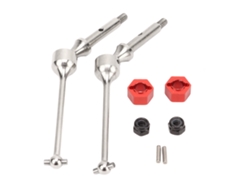Eje De Transmisión Trasero Cvd De Acero Para Coche Rc Losi 1/18 Mini B Mini T 2.0 Plata