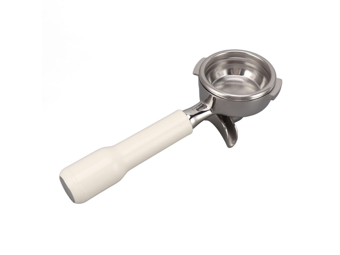 Soporte De Filtro De Acero Inoxidable De 58 Mm Con 2 Orejas Para Lavadora Nuova, Pieza De Repuesto, Blanco.