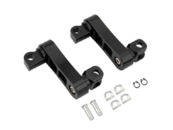 Reposapiés ajustables para motocicletas, extensibles para carretera.