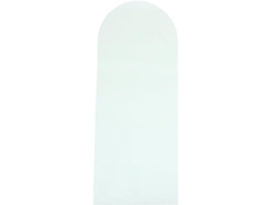 Pizarra Blanca Adhesiva Reutilizable, Forma De Arco, 101 X 41 Cm