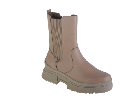 Botines Femeninos RIEKER W0380-62 Chelsea Beige 38 EU