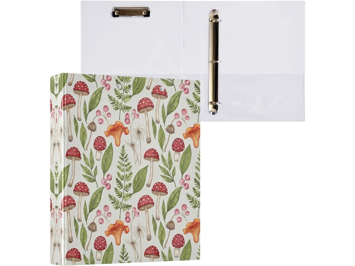 Besportble Carpeta De Anillas Redondo Con Portapapeles Y Oficina Pvc. 27,9 X 21,6 Cm 31,5 27 6