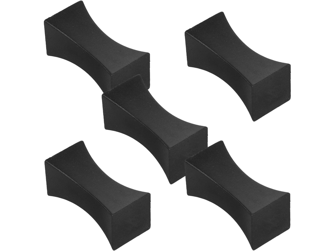 Juego De 5 Soportes Para Palillos De Fibra De Vidrio Negra, Con Forma De Almohada.
