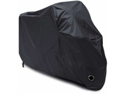 Funda impermeable para moto 190t negra, resistente al frío y a la intemperie, protege del polvo, talla L 220 x 95 x 110 cm
