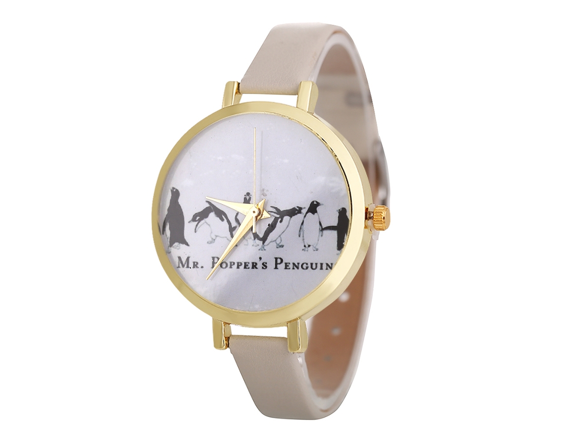 Reloj De Pulsera Analógico De Aleación Con Movimiento De Cuarzo Para Parejas, Diseño Elegante E Informal.