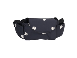 Elegante Bolso De Mano Portátil De Gran Capacidad Para Cochecito De Bebé Con Múltiples Compartimentos - Negro
