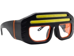 Gafas De Seguridad Led - Luz Recargable Ajustable Con Detector De Movimiento