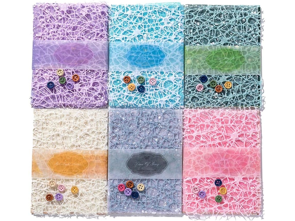 156 Hojas De Papel Texturizado Para Scrapbooking, Juego De 6 Papeles Decorativos Para Manualidades.