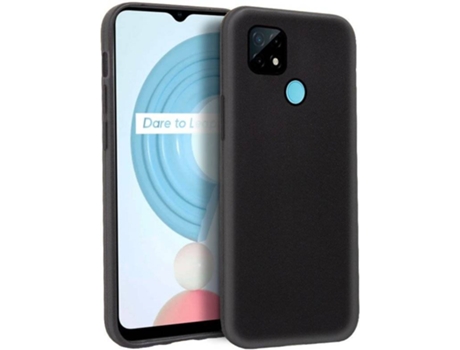 Carcasa Realme C21 COOL Silicona Negro