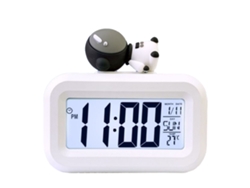 Reloj electrónico Baok con un bonito diseño de dibujos animados, pantalla LED, alarma de escritorio, hora, fecha y temperatura, astronauta.