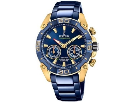 Reloj FESTINA Hombre (Acero - Azul)