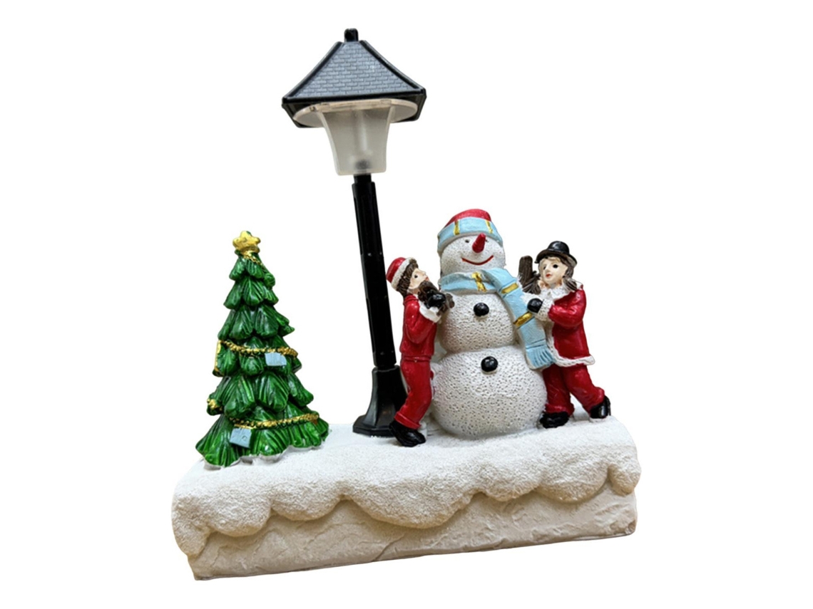 Estatua Navideña Iluminada, Luz De Noche, Regalo, Estilo B