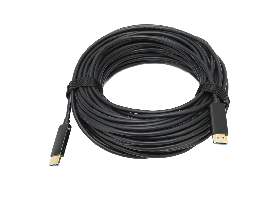 Cable De Fibra Óptica Hdmi 18gbps 4k Hdcp2.2 3d Am A Am 20m/66ft