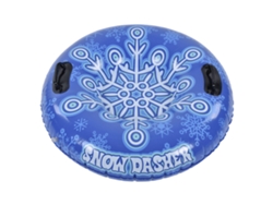 Tubo De Nieve Con Asa, Pvc, Capacidad De Carga De 204 Kg, Anillos De Esquí Inflables Azules Y Blancos Para Adultos Y