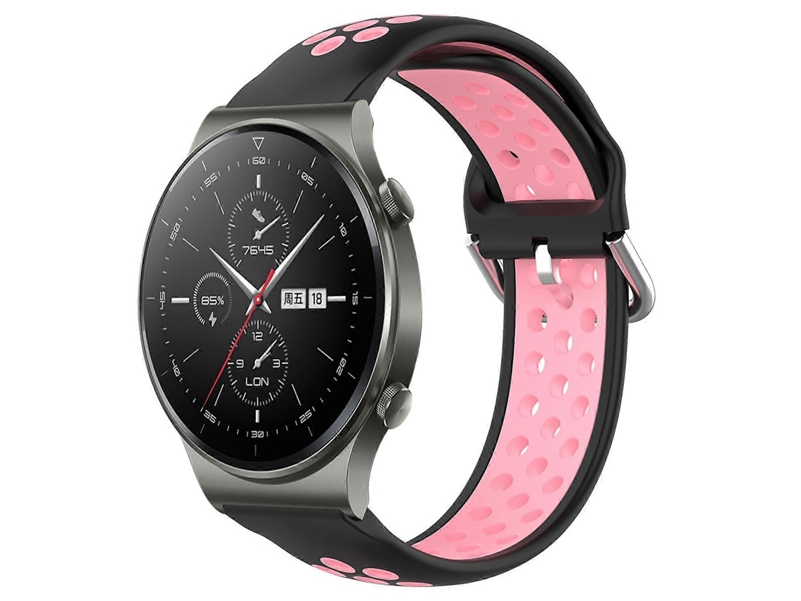 Correa deportiva de silicona perforada y transpirable de 22 mm para Huawei GT2 Pro