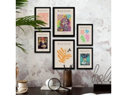 NACNIC Set De 6 Posters De Henri Matisse Femenino Láminas De Fauvismo Y Arte Abstracto Para  Tamaños A3 & A4 Marco Negro