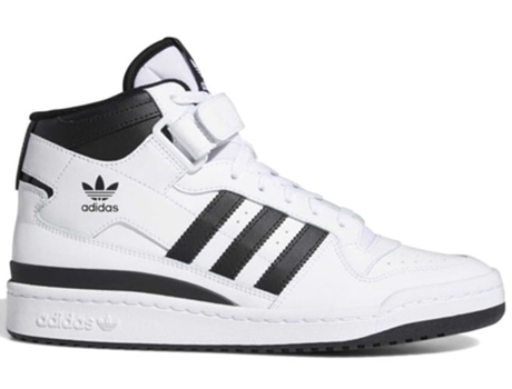 Zapatillas de Hombre ADIDAS ORIGINALS De Media Caña Forum Blanco (Talla: 43,3333333333333)
