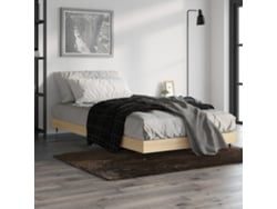 Estructura De Cama Sin Colchón Madera Roble Sonoma 90x200 Cm