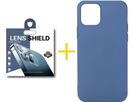 Carcasa + 1 Protector de Cámara para iPhone 11 Pro Max SKYHE Azul