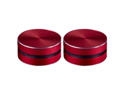 Paquete De 2 Altavoces Inalámbricos De Conducción Ósea Bt Mini, Sonido Estéreo Portátil Con Micrófono Integrado, Color Rojo.