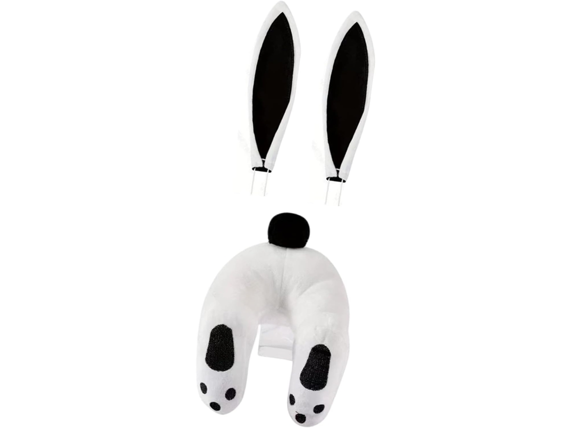 Corona De Conejito De Pascua De Peluche Para Decoración De Pared