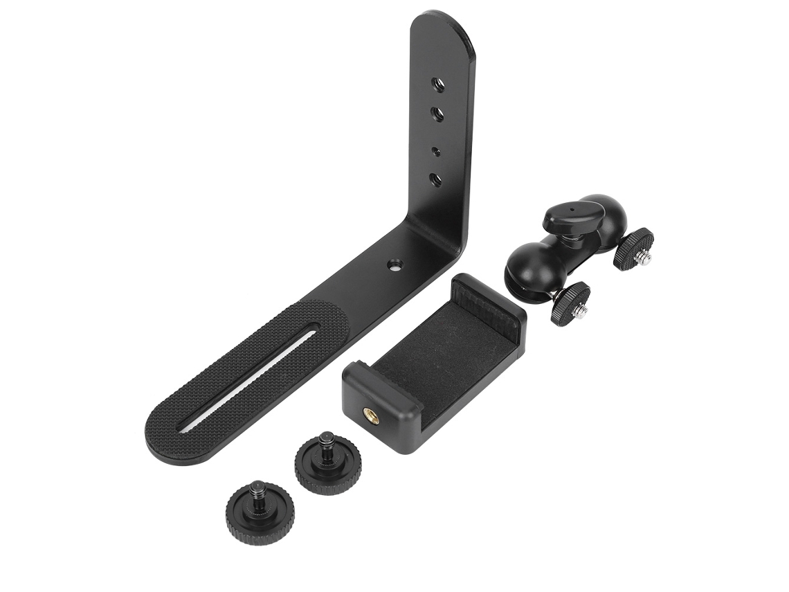 Soporte Para Cámara Mirrorless, Clip Para Teléfono Móvil, Accesorios De Fotografía Con Luz Led Y Micrófono