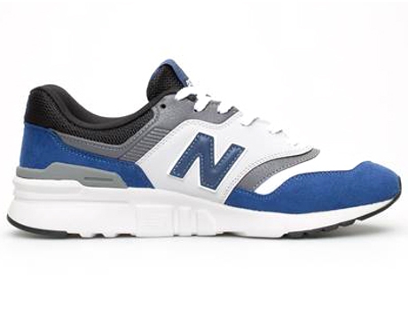 Zapatillas Deportivas NEW BALANCE 997 (Blanco, Azul, Gris - Material Sintético- 45,5)