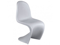 Silla ondulada gris DUDECOR