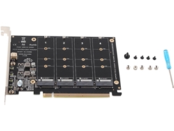 Tarjeta De Expansión De Alta Velocidad De 4 Puertos Pcie X16 Para Ssd Nvme