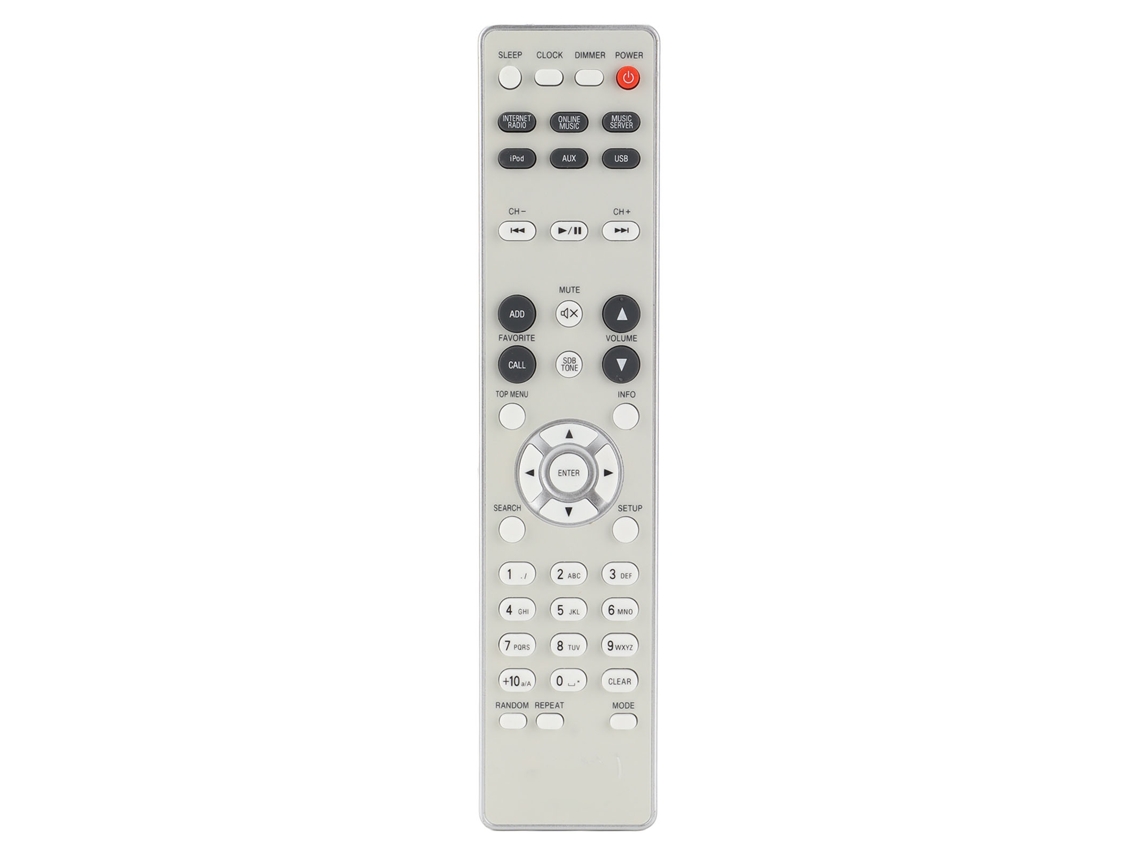 Controle Mali Novo para Receptor de Áudio e Vídeo Wy92530, Brx-750, Wy92500, Brx-610, MCR-750