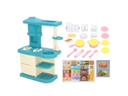 Juego De Cocina Infantil De 51 Piezas Con Horno Y Fregadero Interactivos Para Bebés (niños Y Niñas).