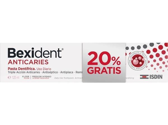 Pasta de dientes ISDIN Pack Bexident Anticaries (125 ml)