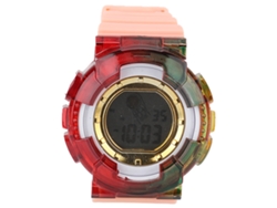Elegante Reloj Electrónico Digital De Astronauta, Resistente Al Agua, Para Adolescentes, Niñas Y Niños, Color Rosa.