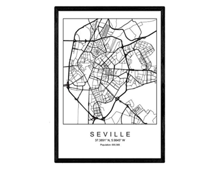 Lámina NACNIC Mapa Sevilla (A3)