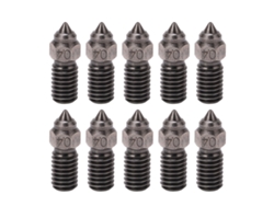 10 Boquillas Extrusoras De Acero Endurecido De Alto Flujo De 0,4 Mm Para Impresora 3d Neptune