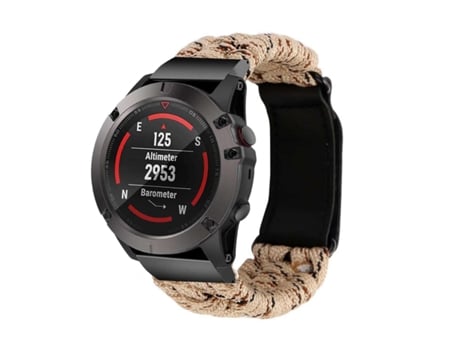 Correa para Garmin Fenix 5X Plus Beige