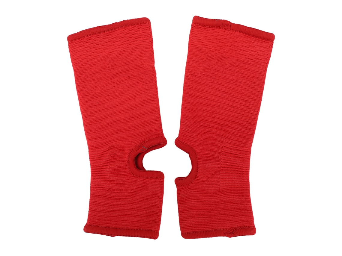 2026-1 Par Ankle Brace Socks Malla Transpirable Cómoda Flexible Multifunción Para Boxeo Deportes Al Aire Libre Rojo Talla S