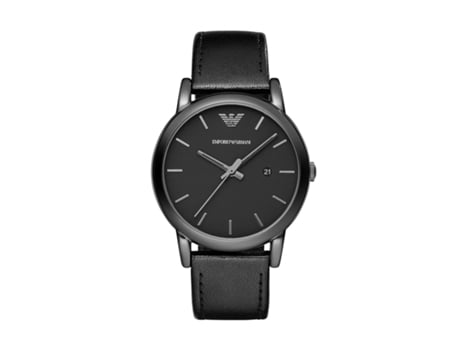 Reloj EMPORIO ARMANI Hombre (Piel - Negro)