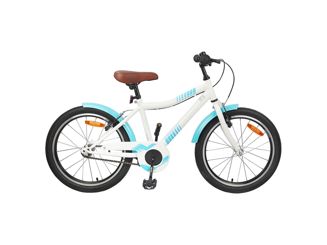 Bicicleta infantil Vidaxl de acero azul (137 x 54 x 79 cm)