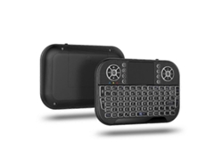 Miniteclado y ratón inalámbricos retroiluminados A8 para tabletas en español Everley891