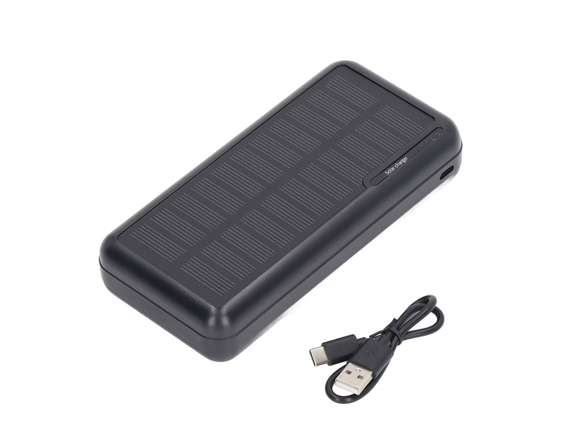2026-batería Solar Portátil 30000mah Con Doble Puerto Usb Para Camping Y Senderismo Al Aire Libre