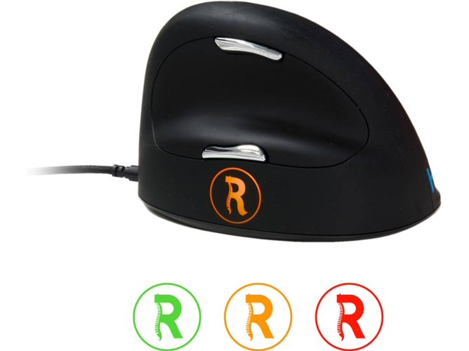 Ratón R-GO TOOLS RGOBRHEMLR (Óptico - 2500 dpi - Negro)
